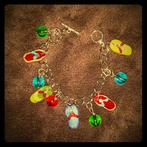 Super cute flip flop bracelet