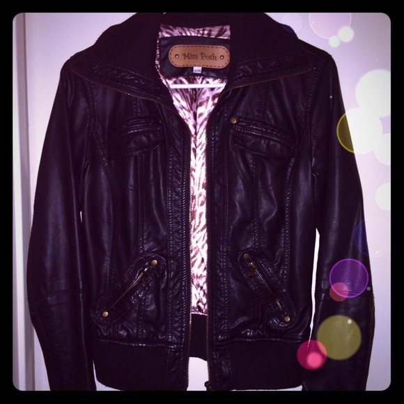 Black Faux Leather Jacket
