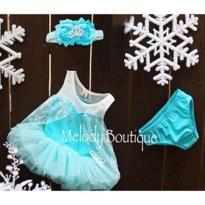 💙FROZEN💙 BABY ELSA DRESS💙