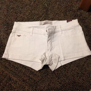 White denim HOLLISTER SHORTS