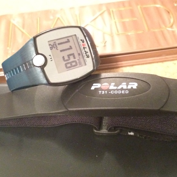 Polar heart tate monitor.