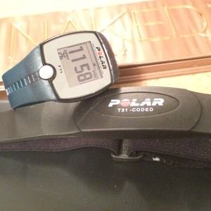 Polar heart tate monitor.