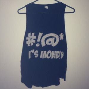 #!@* It's Monday muscle tee