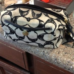 Coach makeup bag