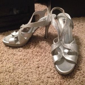 Silver heels
