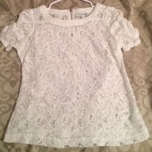 White lace top