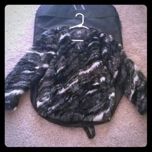 XL Armani Exchange furr jacket