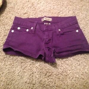 Purple shorts
