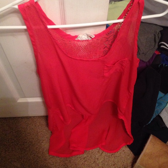 Salmon long top