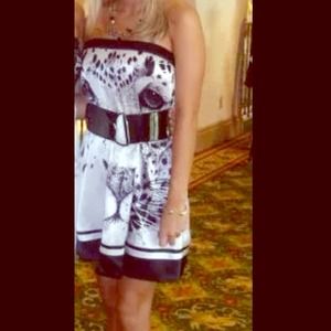 Bebe Animal print dress