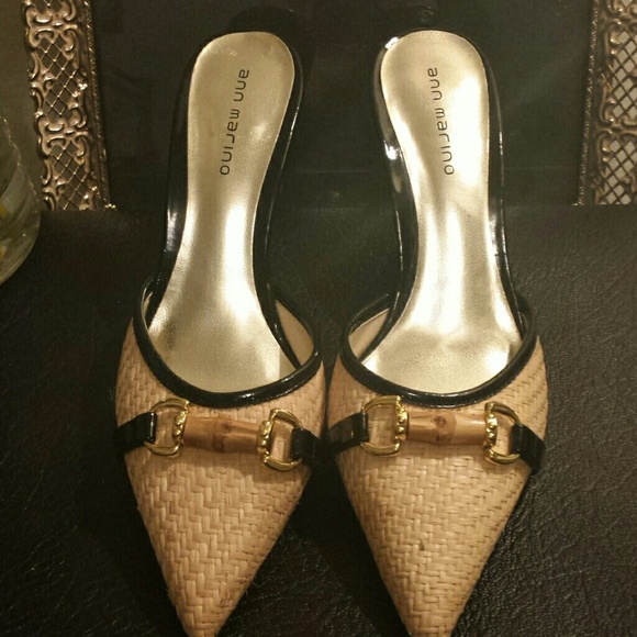 NWOT ANN MARINO Designer Sz 6.5 Heel w/Horsebit 🎀 - Picture 2 of 4