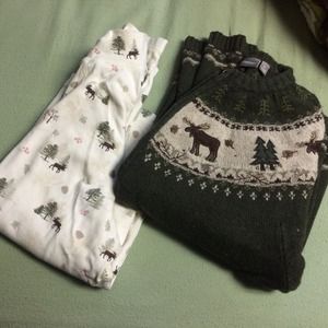 Sweater/mock turtleneck set