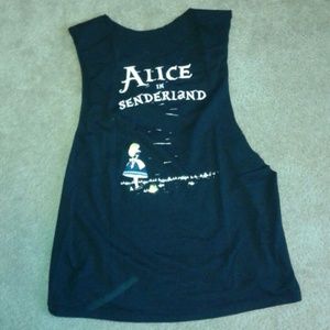 Alice in senderland grunge top