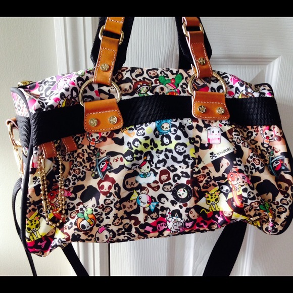 Authentic Tokidoki Leo Serena duffel style purse