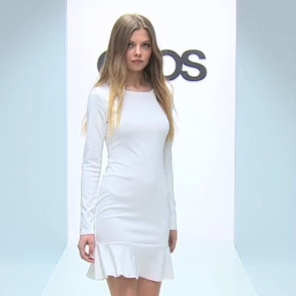 ASOS white dress size 12