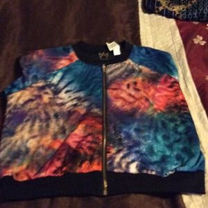 Nicki Minaj Colorful Bombshell Sweatsuit Jacket