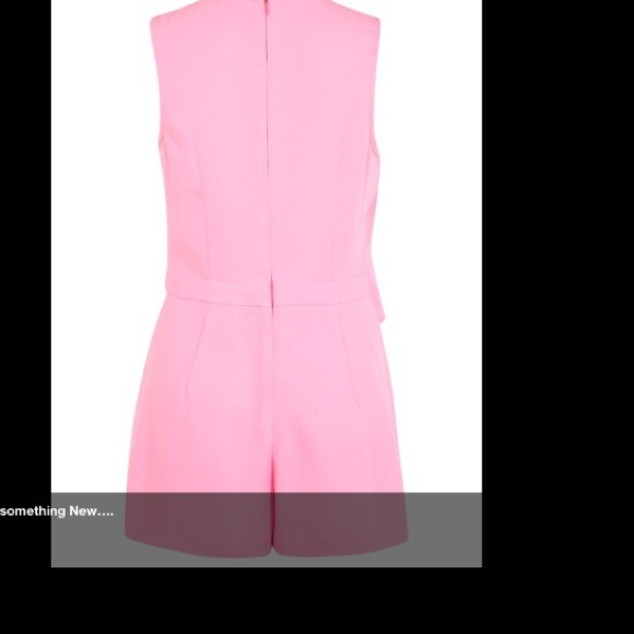 Peach Drape Playsuit/Romper US 0 Miss Selfridge - Picture 2 of 2