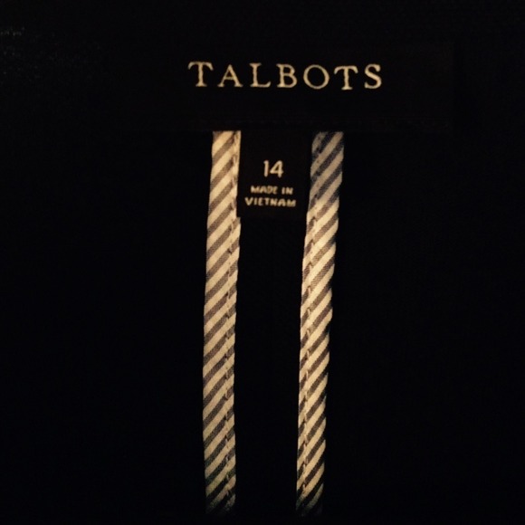 Talbots navy blue blazer. - Picture 4 of 4