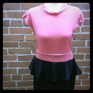 Peplum dress