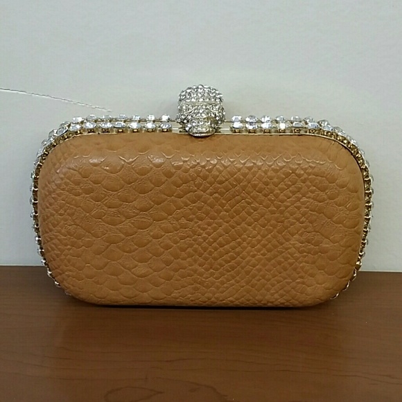 Snakeskin clutch