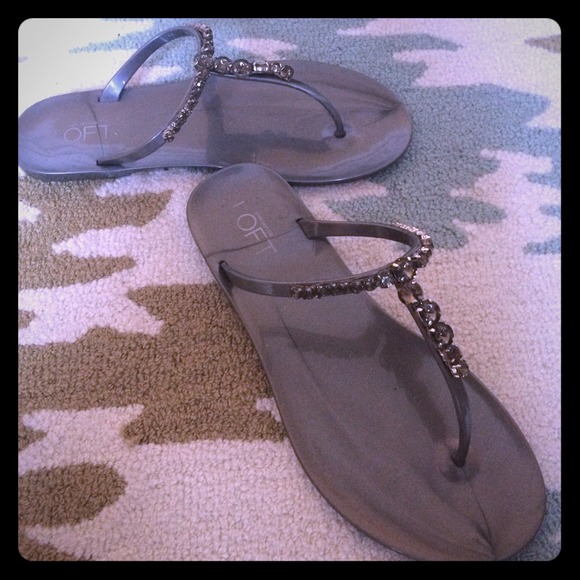 Jelly bling sandals from Ann Taylor Loft