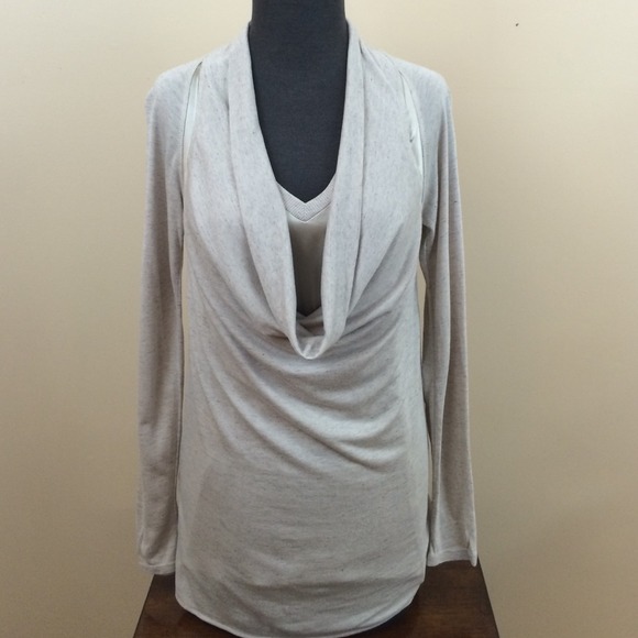 Heather knit top