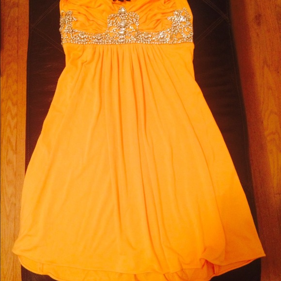 Sky Brand Tangerine Mini Dress - Small