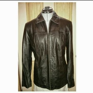 Wilsons Leather Black Jacket
