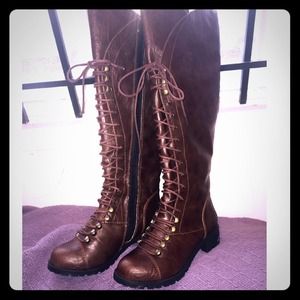 Charlotte Russe high riding boots