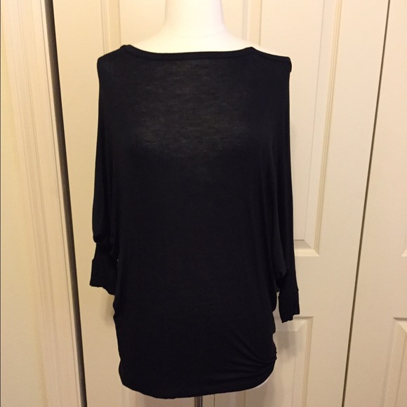 Black dolman top