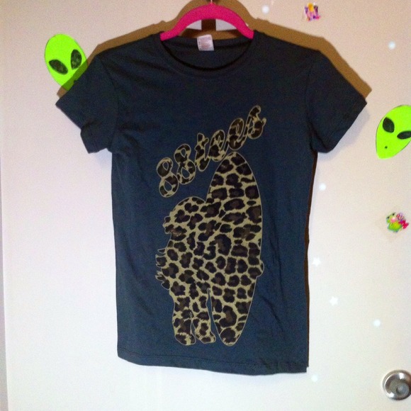Hawaii 88 tee leopard gray