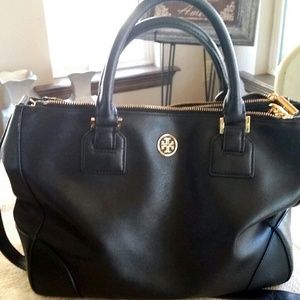 Authentic Tory Burch Robinson Double Zip Tote