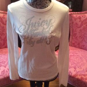 Juicy white tee