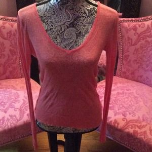 Sheer coral top