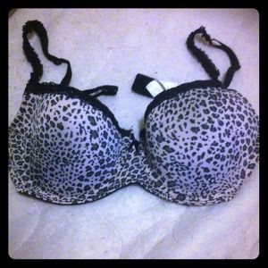 Cheetah Print Bra