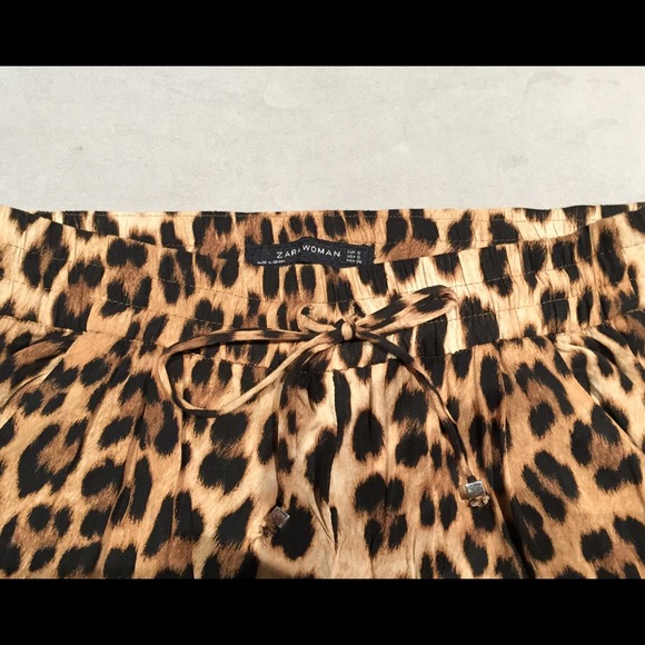 Zara Leopard Pants - Picture 4 of 4