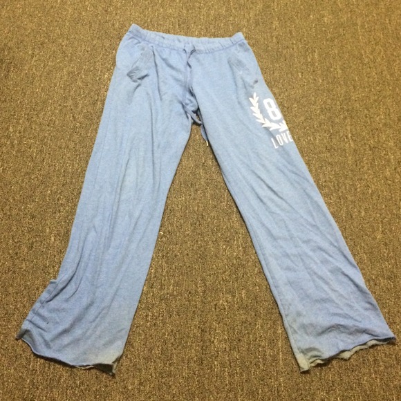 Blue victoria secret sweats