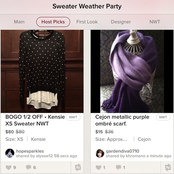 Take 40% Off Kensie Black & Cream XS Sweater NWTs - Picture 3 of 5