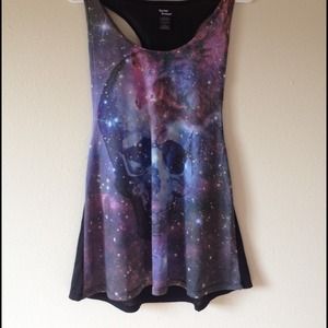Flowy Galaxy tank dress