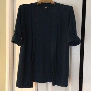 BUNDLE: Spring Cardigan + Ann Taylor Blouse