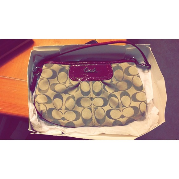 Authentic Coach Wristlet *Used Once*