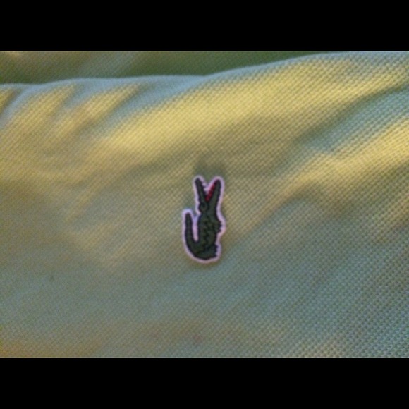 Light green Lacoste  men's shirt
