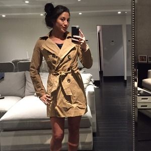 Butterscotch Trench Coat