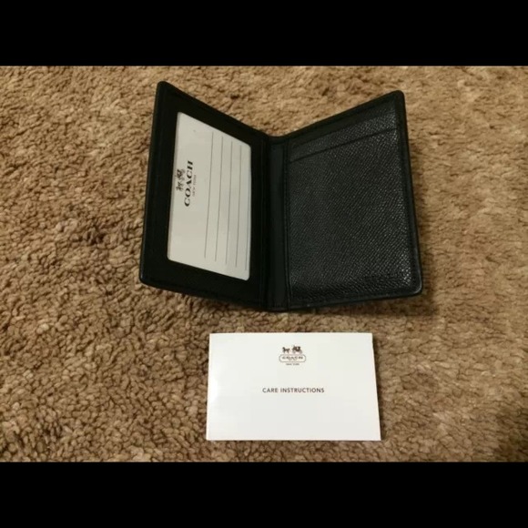 coach mens wallet id insert