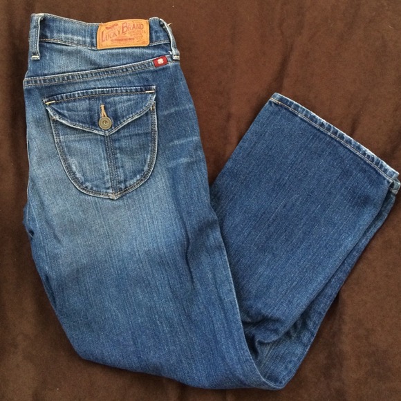 Lucky Brand Summer Sweet N Low Crop Denim Jeans - Picture 2 of 4