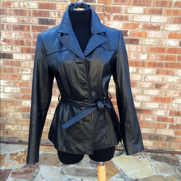 ♦️REDUCED♦️Wilson's Maxima Fitted Leather Coat