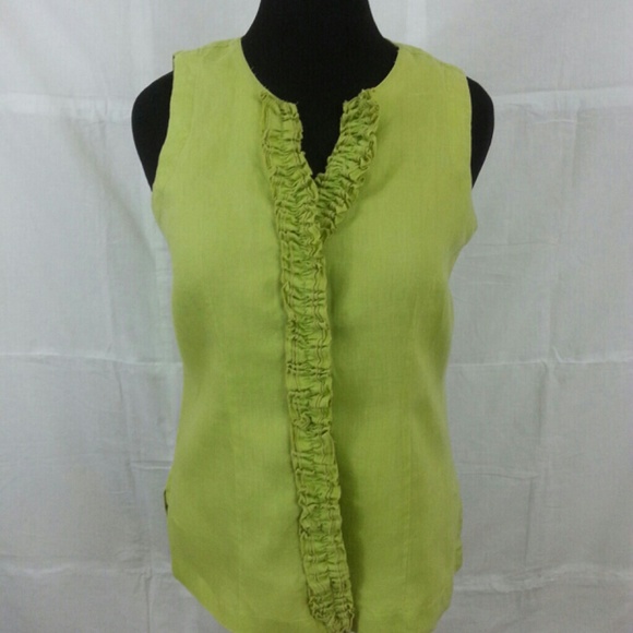 Lime green vest