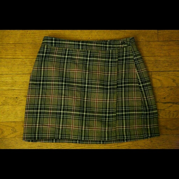 Plaid School Girl Skirt