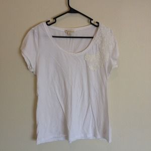 White Embellished Top