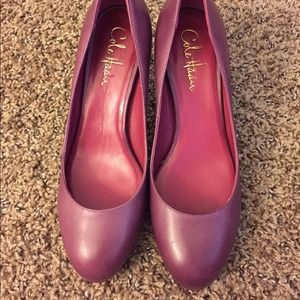 Plum/eggplant color Cole Haan pump